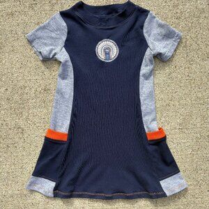 University of Illinois Fighting Illini handmade toddler 3t tunic t shirt dress